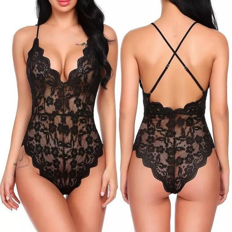 New Women's Lace-Up Sexy Bodysuit Backless Bodycon Teddy Bear Sexy Sheer Nightgown
New Women's Lace-Up Sexy Bodysuit Backless Bodycon Teddy Bear Sexy Sheer Nightgown