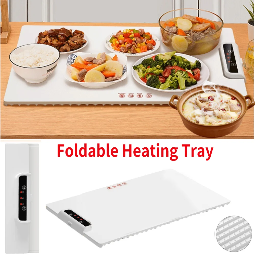 Foldable Electric Heating Tray Silicone Smart Electric Warming Plate 3 Gear Adjustable Keeps Food Hot Constant CN Plug
Foldable Electric Heating Tray Silicone Smart Electric Warming Plate 3 Gear Adjustable Keeps Food Hot Constant CN Plug