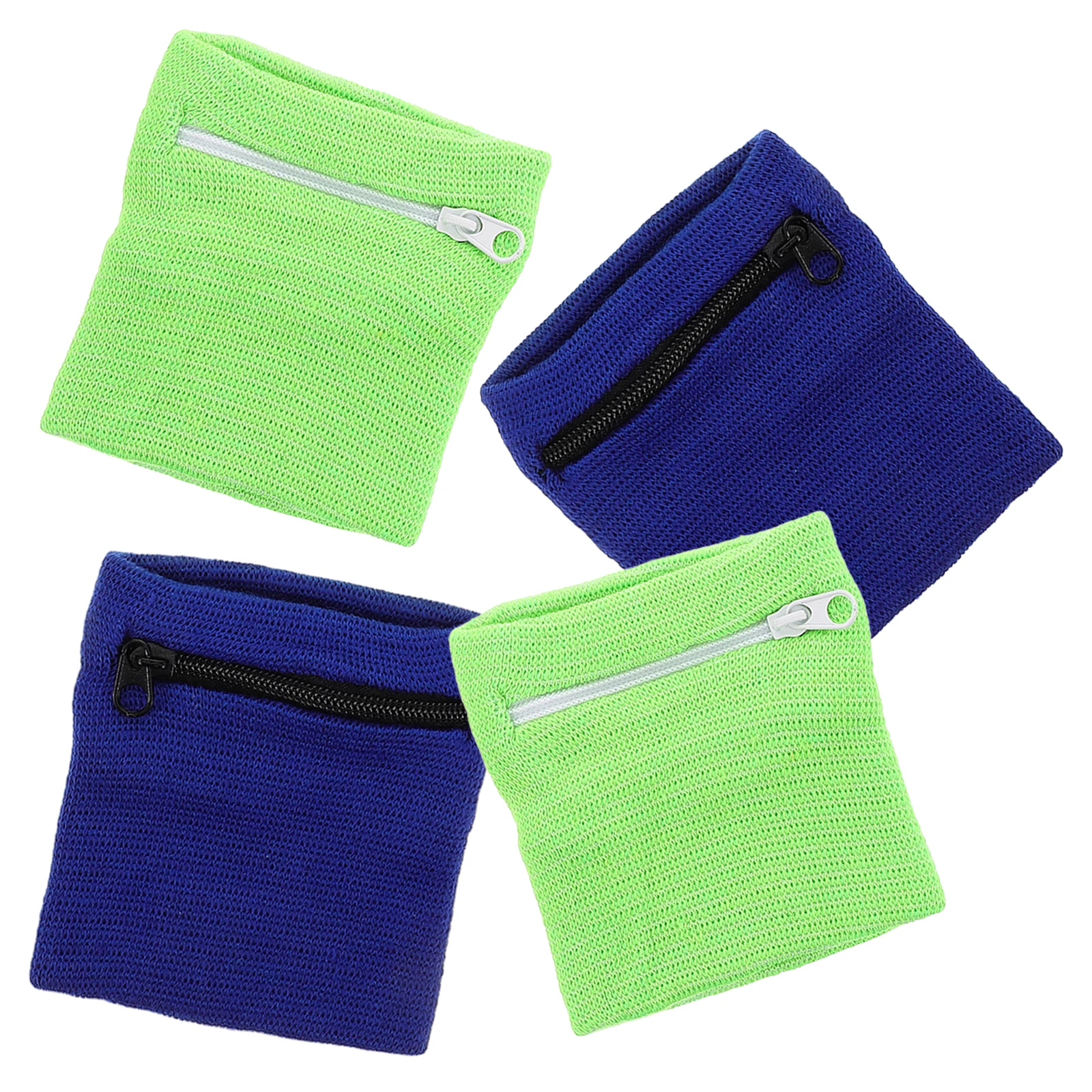 4Pcs Sports Wristbands With Zipper Pocket Cotton Wrist Wallet Sweatband Absorbing Bands For Active Women
4Pcs Sports Wristbands With Zipper Pocket Cotton Wrist Wallet Sweatband Absorbing Bands For Active Women