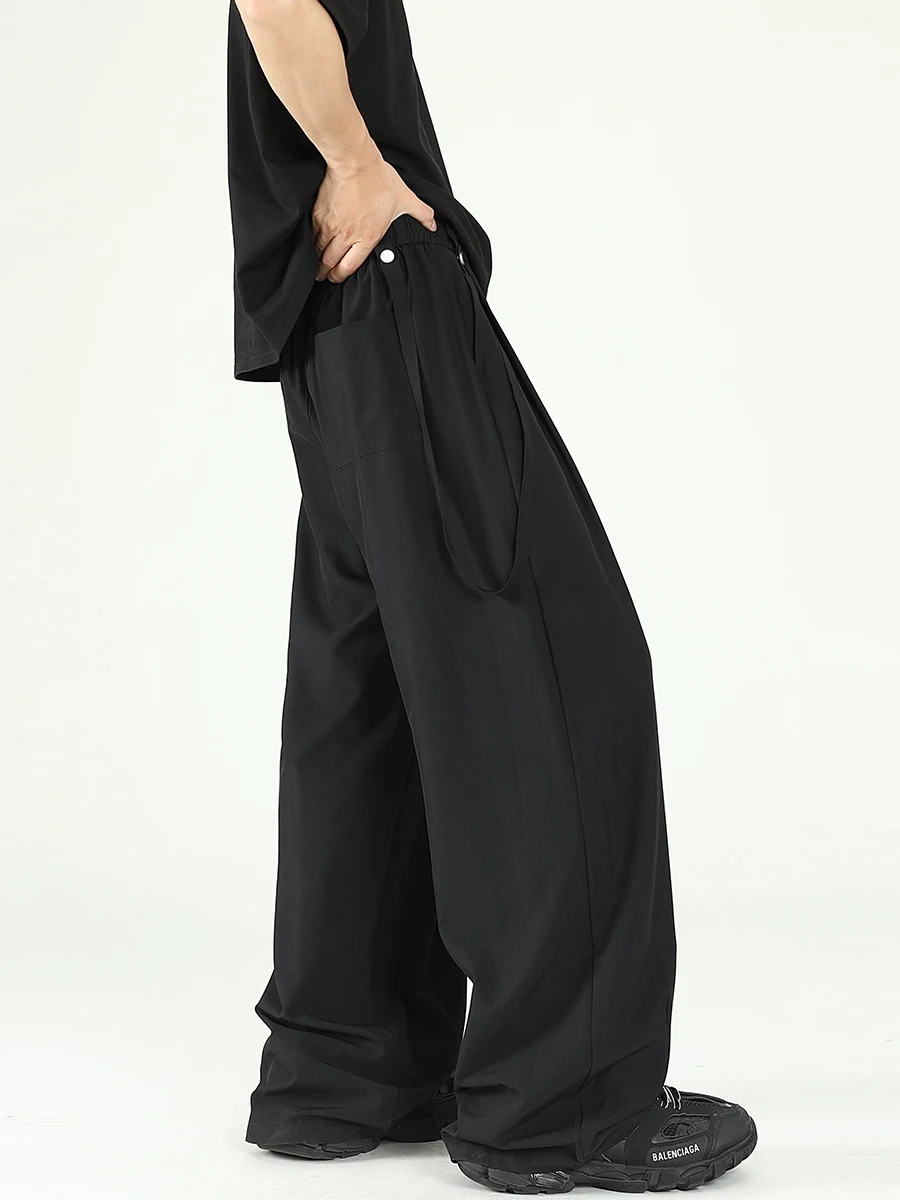 Мужские повседневные брюки Cleanfit American Style из ледяного шелка с широкими штанинами, летние, модные, быстросохнущие, удобные, длинные
Мужские повседневные брюки Cleanfit American Style из ледяного шелка с широкими штанинами, летние, модные, быстросохнущие, удобные, длинные