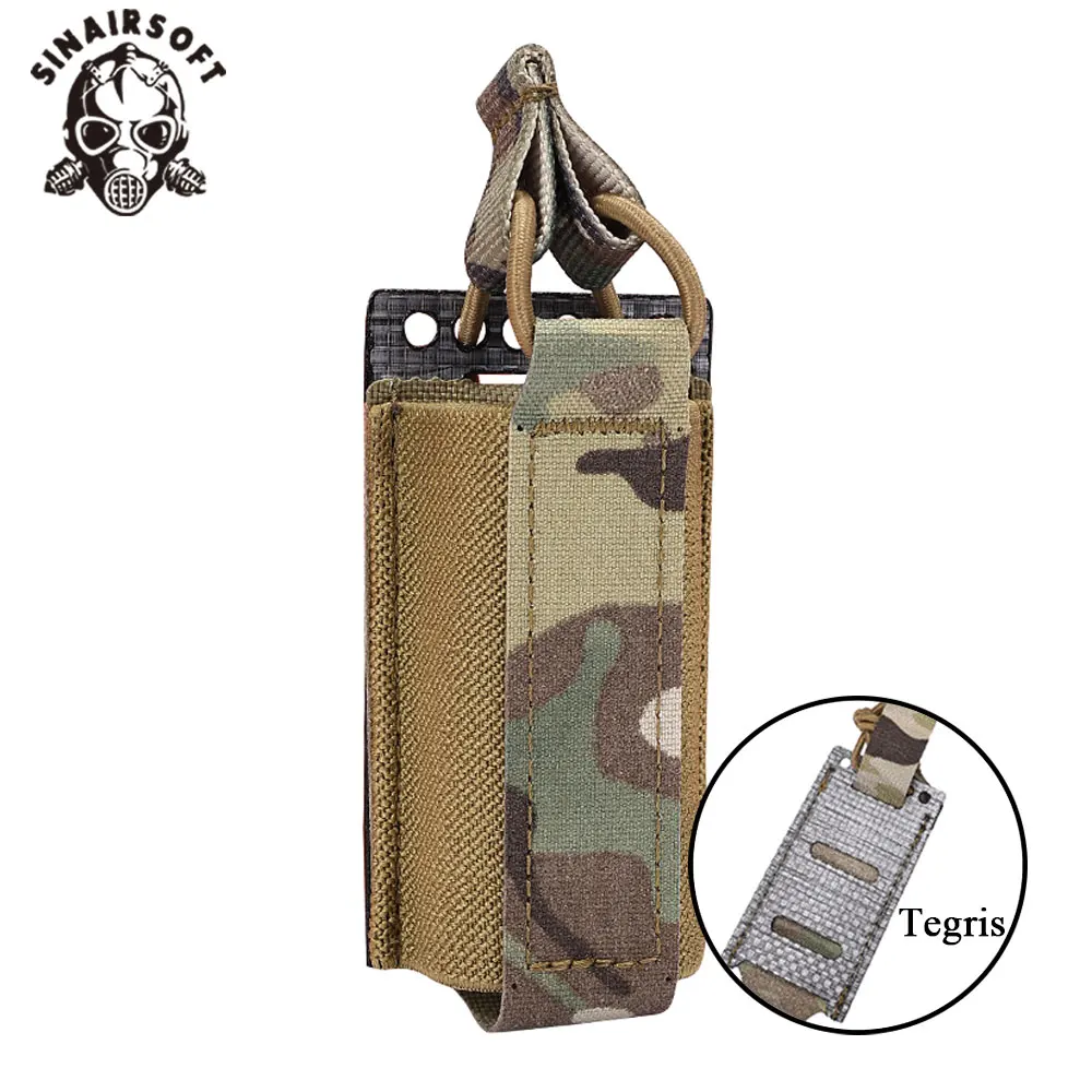 Tegris Nylon Single Elastic Pistol Mag Pouch Adjustable Top MOLLE Compatible For 9mm Magazine Hunting Accessory
Tegris Nylon Single Elastic Pistol Mag Pouch Adjustable Top MOLLE Compatible For 9mm Magazine Hunting Accessory