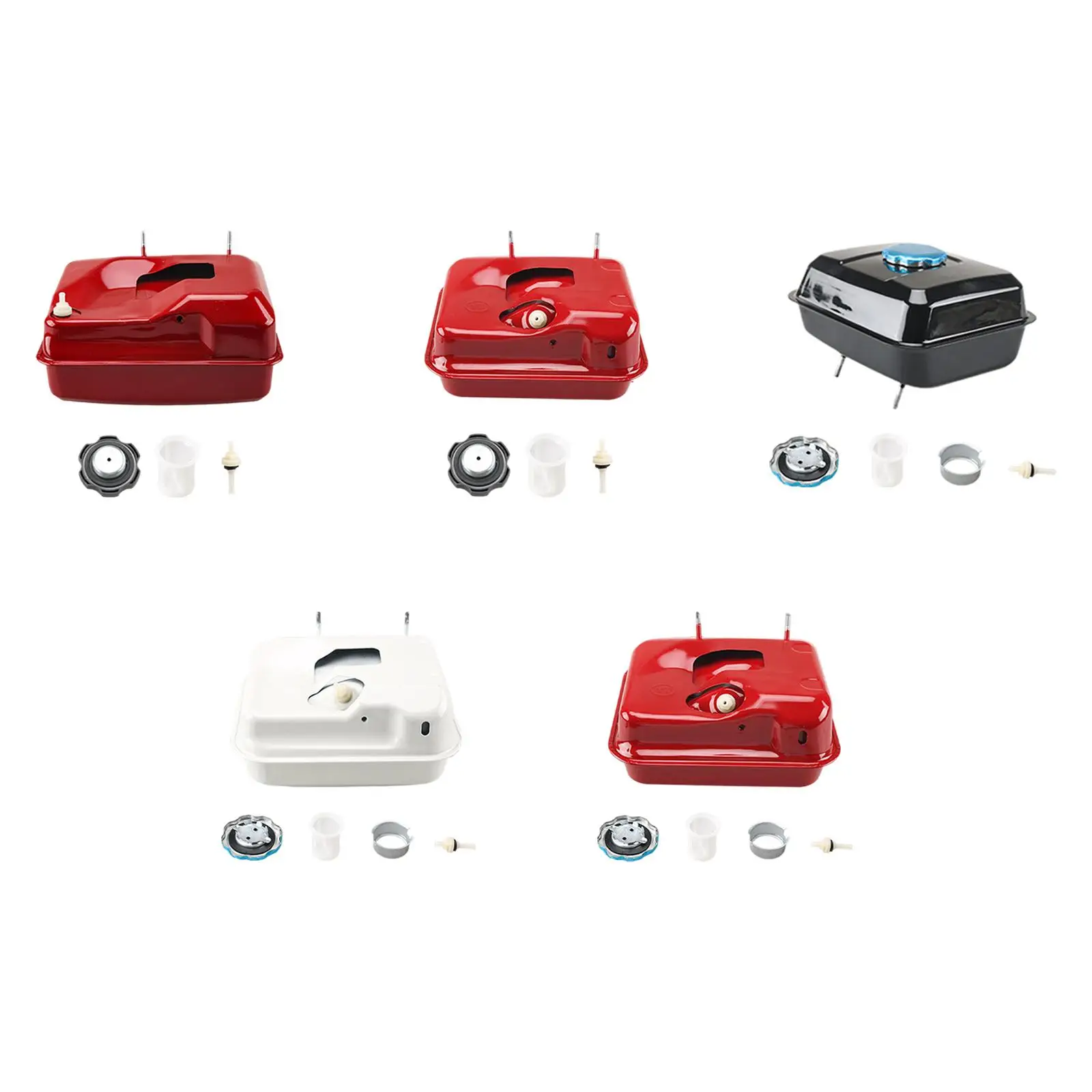 Lawn Mower Gas Fuel Tank Replacement Rotary Machine Accessory for 170F Gx160 
Lawn Mower Gas Fuel Tank Replacement Rotary Machine Accessory for 170F Gx160