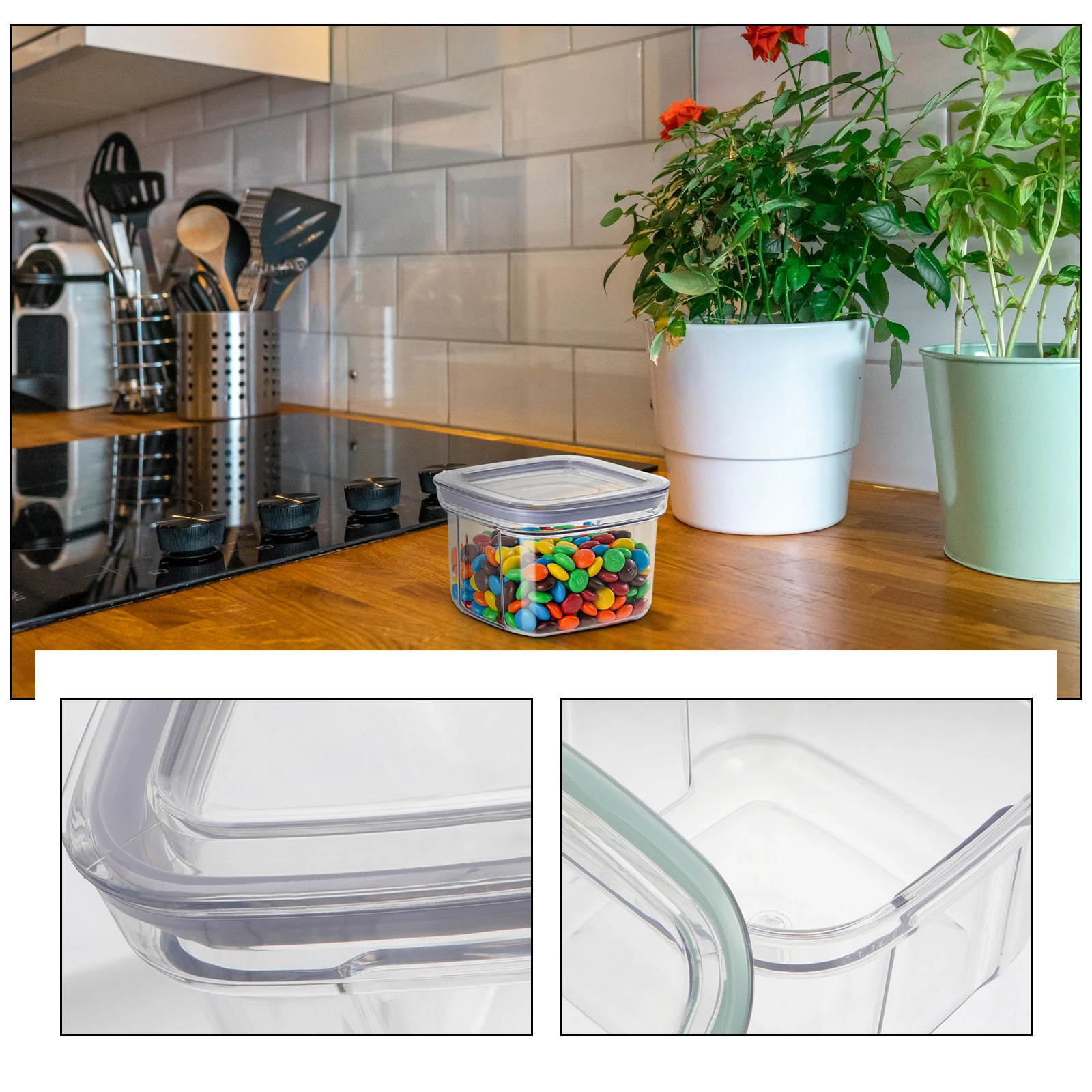 3 Pcs PET Sealed Containers Airtight Food Boxes Jars Large Capacity Thick Material Kitchen Keeper Dry Food Nuts Tea Coffee
3 Pcs PET Sealed Containers Airtight Food Boxes Jars Large Capacity Thick Material Kitchen Keeper Dry Food Nuts Tea Coffee