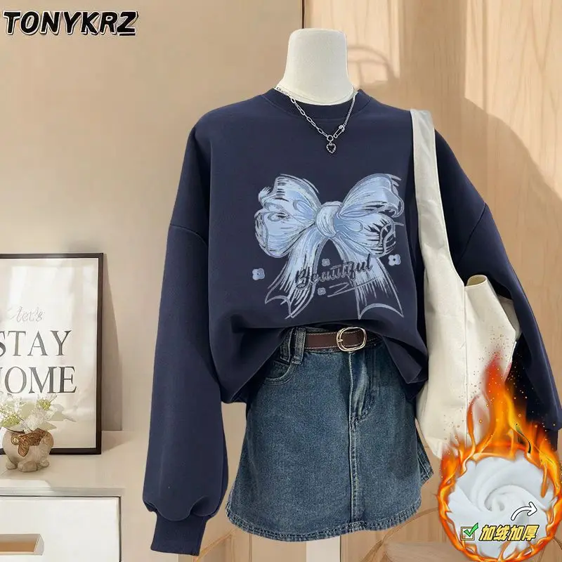 Round Neck Pullover Hoodie for Women Loose and Casual Versatile Western Style Top
Round Neck Pullover Hoodie for Women Loose and Casual Versatile Western Style Top