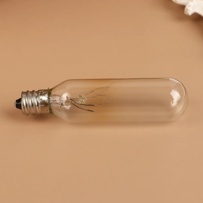 T6 110V 120V 15W E12 Screw Salt Lamp Bulb Tungsten Glass Light for Rangehood Refrigerator Decoration
T6 110V 120V 15W E12 Screw Salt Lamp Bulb Tungsten Glass Light for Rangehood Refrigerator Decoration