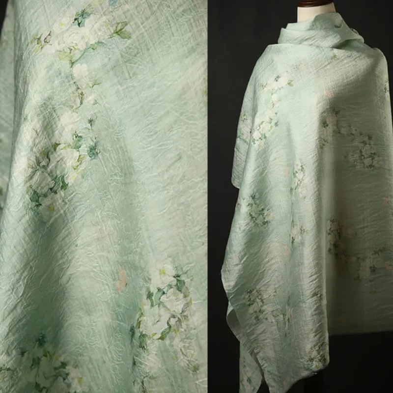 Jacquard Digital Printing Fabric 1.5 M Width Chinese Style Han Clothing Cheongsam
Jacquard Digital Printing Fabric 1.5 M Width Chinese Style Han Clothing Cheongsam