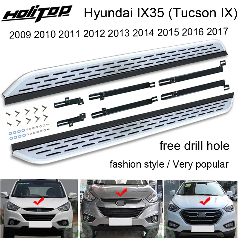 ГОРЯЧАЯ боковая подножка для Hyundai IX35 (старая Tucson) 2010 2011 2012 2013 2014 2015, модный дизайн, простая установка
ГОРЯЧАЯ боковая подножка для Hyundai IX35 (старая Tucson) 2010 2011 2012 2013 2014 2015, модный дизайн, простая установка