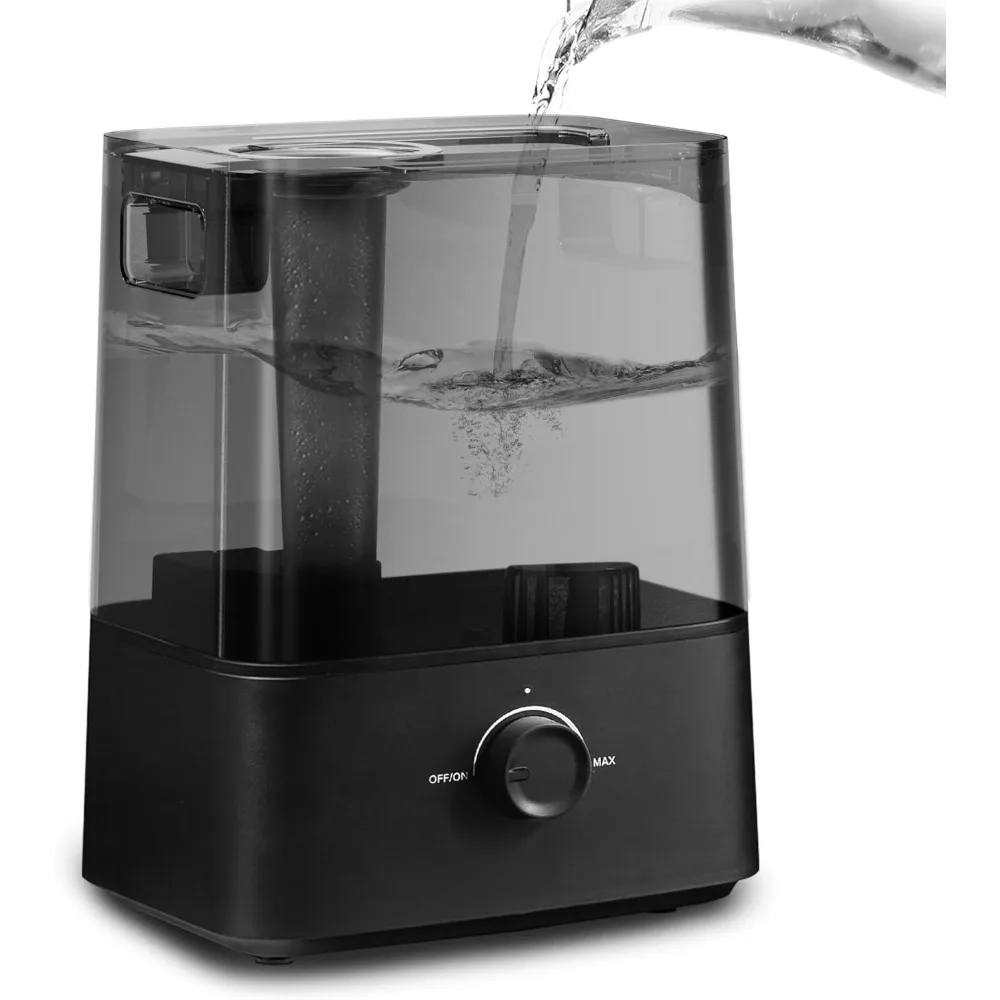 6L Extra Large Humidifier for Bedroom Large Room Home, Cool Mist Last 60-Hour, Top Fill, Super Easy to Use and Clean
6L Extra Large Humidifier for Bedroom Large Room Home, Cool Mist Last 60-Hour, Top Fill, Super Easy to Use and Clean