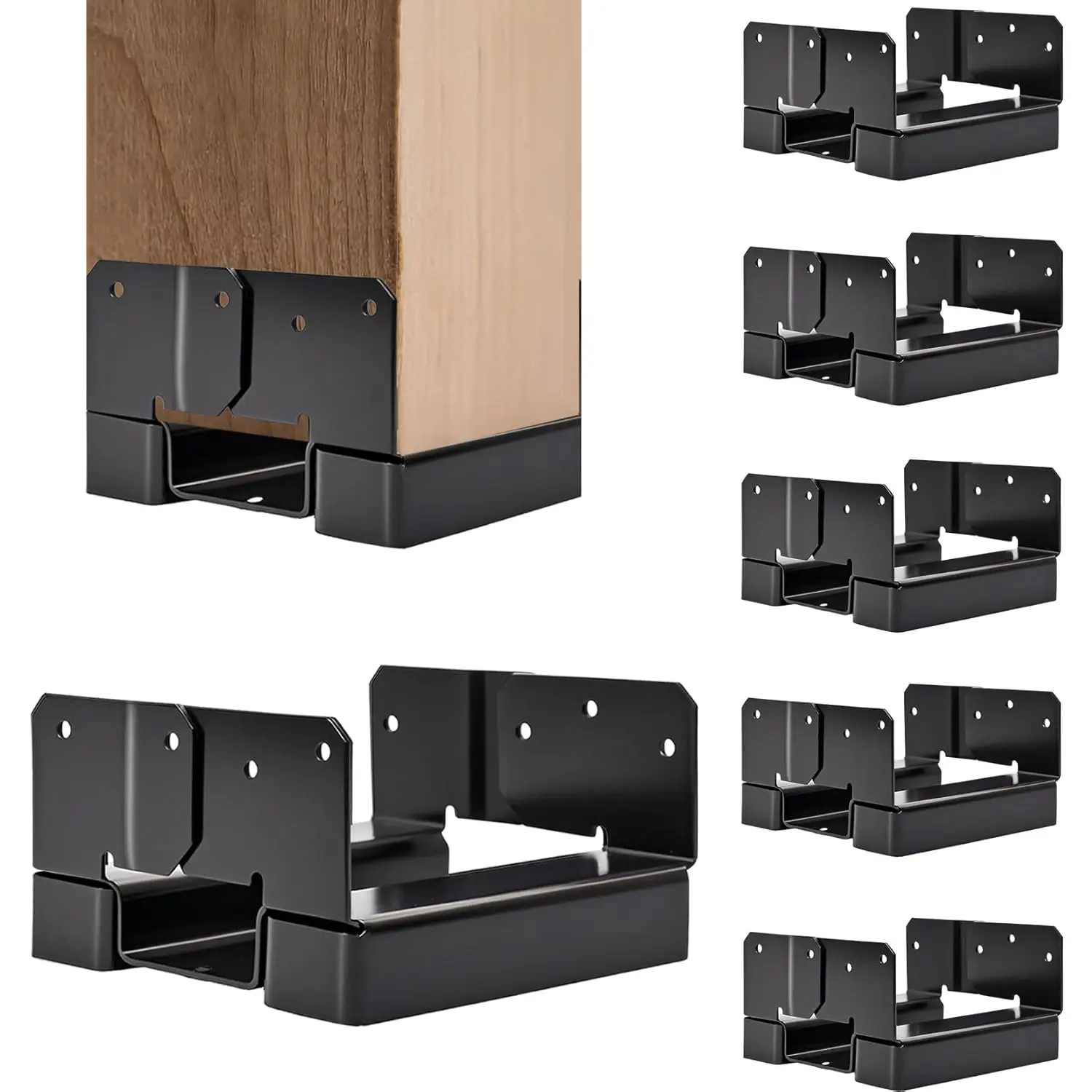 Кронштейн-анкер для металлических столбов 6x6, внутренний размер 5.6"x5.6", для крепления деревянных террас, пергол и ограждений
Кронштейн-анкер для металлических столбов 6x6, внутренний размер 5.6"x5.6", для крепления деревянных террас, пергол и ограждений