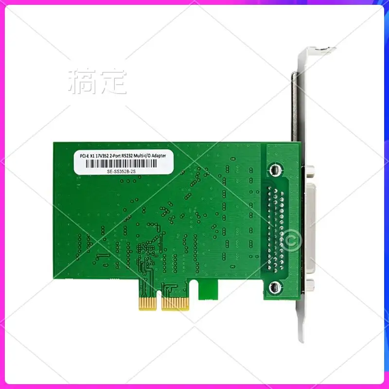 Карта адаптера последовательных портов ABT-PCIE RS232 Карта контроллера ввода-вывода Pcie X1 Карта Pcie 2.0 Gen1 Чипсет PCI Express XR17V352
Карта адаптера последовательных портов ABT-PCIE RS232 Карта контроллера ввода-вывода Pcie X1 Карта Pcie 2.0 Gen1 Чипсет PCI Express XR17V352