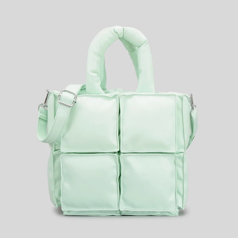 PU Soft Filling Cotton Messenger Bag High Quality Popular Diamond Square Tote Bags Design Shoulder Handbag Purse
PU Soft Filling Cotton Messenger Bag High Quality Popular Diamond Square Tote Bags Design Shoulder Handbag Purse