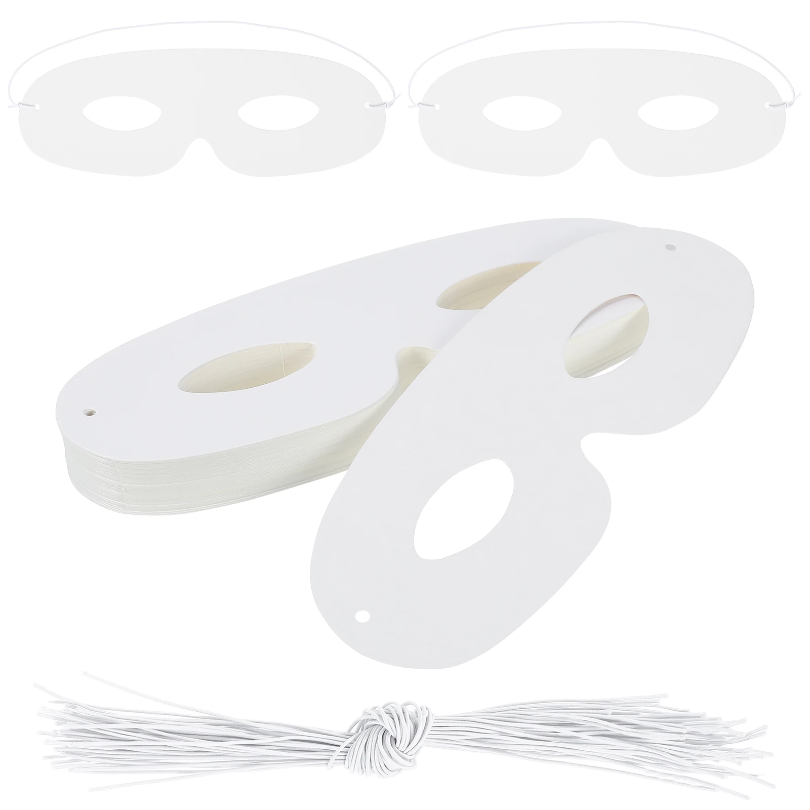 80pcs White Card Masks Blank Craft DIY Unpainted Masquerade Paper Face Decorate Paint Halloween Party Supplies Bulk Pack
80pcs White Card Masks Blank Craft DIY Unpainted Masquerade Paper Face Decorate Paint Halloween Party Supplies Bulk Pack