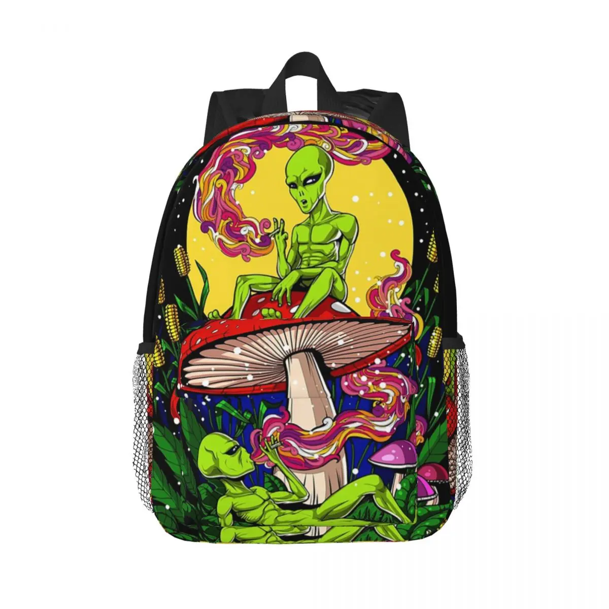 Psychedelic Alien UFO Mushroom Backpack Daypack Large Capacity Boys Girls BookBag Shoulder Bags for Unisex Children School Bag
Psychedelic Alien UFO Mushroom Backpack Daypack Large Capacity Boys Girls BookBag Shoulder Bags for Unisex Children School Bag