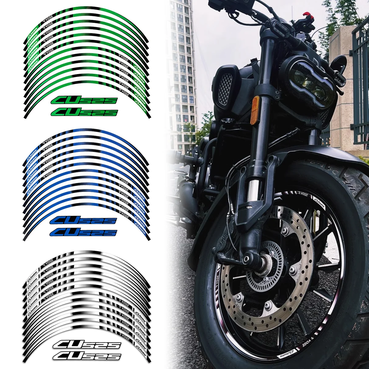 FOR VOGE CU525 16 Vinyl Wheel Stciker Waterproof Scratch-resistant Wear-resistant Motorcycle Decal Accessories
FOR VOGE CU525 16 Vinyl Wheel Stciker Waterproof Scratch-resistant Wear-resistant Motorcycle Decal Accessories