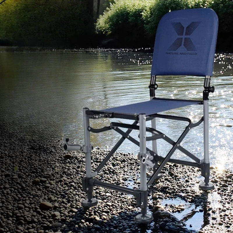 All-Terrain Folding Fishing Chair with Height-Adjustable Legs Bait Tray Wide Anti-Tip Seat Heavy-Duty Portable for Wild Angling
All-Terrain Folding Fishing Chair with Height-Adjustable Legs Bait Tray Wide Anti-Tip Seat Heavy-Duty Portable for Wild Angling