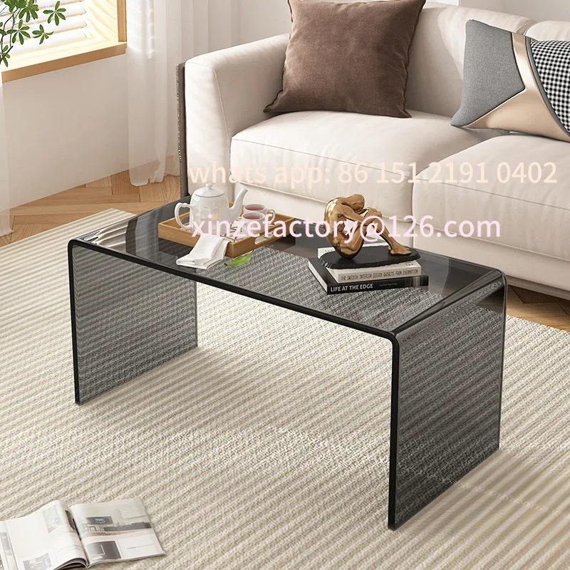 Customizable U-shaped acrylic transparent coffee table for household use
Customizable U-shaped acrylic transparent coffee table for household use