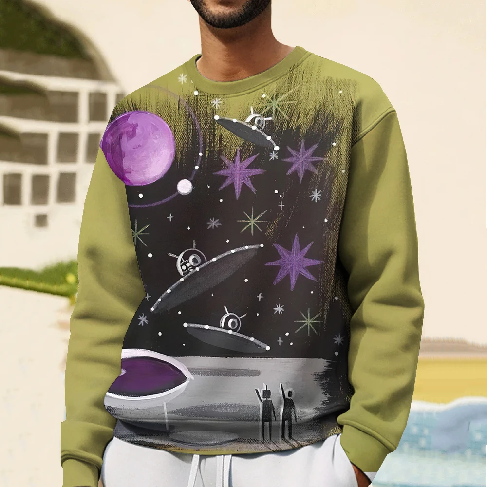 Men Hoodie High Street Men Pullover Sweatshirt Mens Planet and Space Print Long Sleeve Oversize O-Neck Pullover Male Sweatshirt
Men Hoodie High Street Men Pullover Sweatshirt Mens Planet and Space Print Long Sleeve Oversize O-Neck Pullover Male Sweatshirt