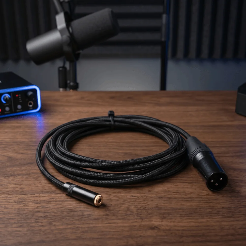 Audio Cable 3 Pin XLR 3.5mm Female to XLR Male Cable Aluminum Alloy Shell Microphone Cable XLR Connector Cable For Microphone
Audio Cable 3 Pin XLR 3.5mm Female to XLR Male Cable Aluminum Alloy Shell Microphone Cable XLR Connector Cable For Microphone