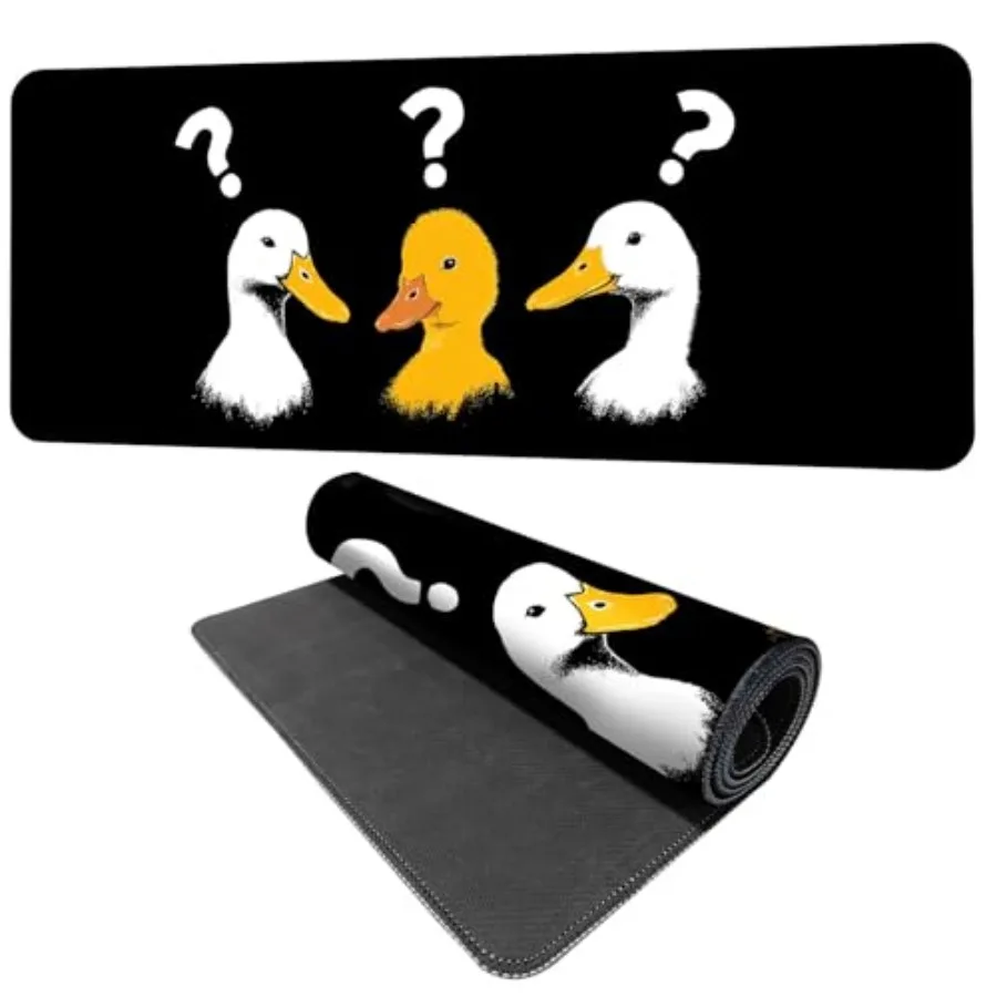 Funny Duck Mouse Pad, Cute Duck Design Mousepad with Non-Slip Rubber Base, Smooth Surface Desk Mouse Mat for Office, Home, Work
Funny Duck Mouse Pad, Cute Duck Design Mousepad with Non-Slip Rubber Base, Smooth Surface Desk Mouse Mat for Office, Home, Work