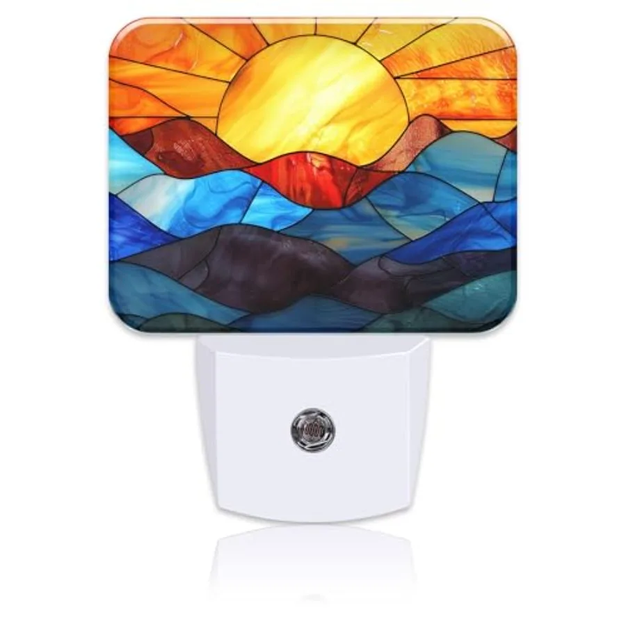 Night Light Plug into Wall, Colorful Glass Mountains Night Light with Dusk to Dawn Sensor for Kid Girls Boys Women Men Room, Ha
Night Light Plug into Wall, Colorful Glass Mountains Night Light with Dusk to Dawn Sensor for Kid Girls Boys Women Men Room, Ha