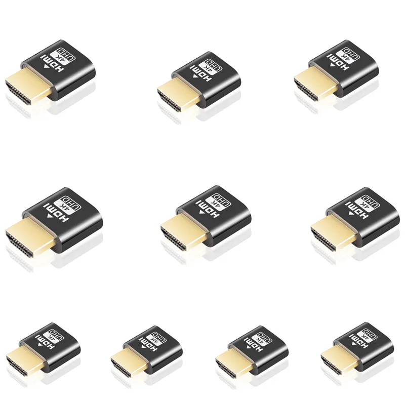KEBIDU 10Pcs DDC EDID Dummy Plug VGA Adapter Virtual Display Adapter HDMI-compatible Headless Ghost Display Emulator Video Card
KEBIDU 10Pcs DDC EDID Dummy Plug VGA Adapter Virtual Display Adapter HDMI-compatible Headless Ghost Display Emulator Video Card