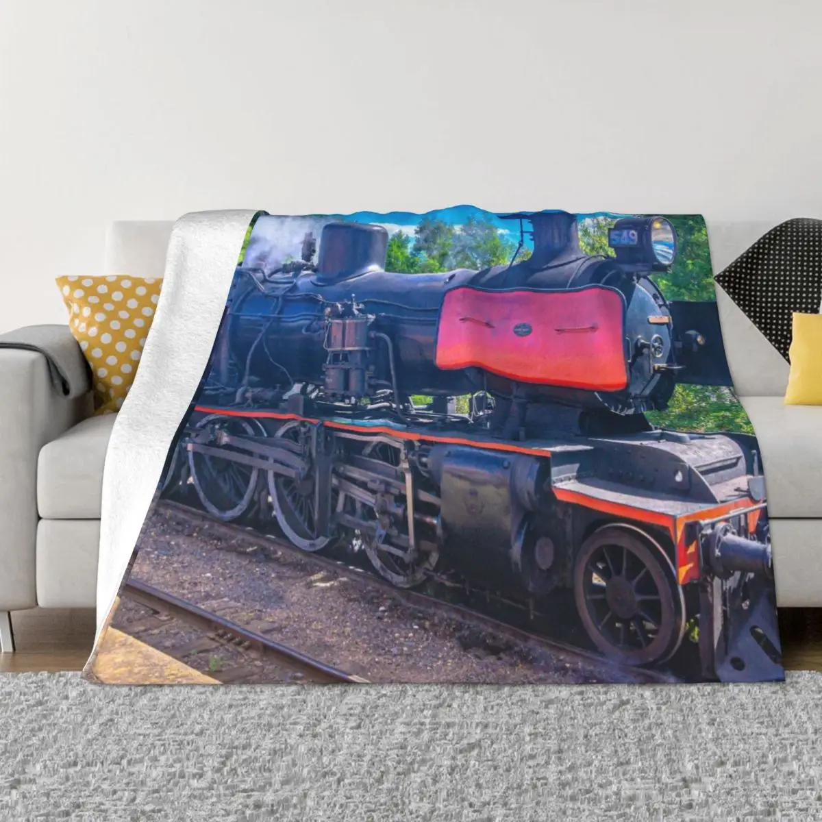 Steam Train in Castlemaine Throw Blanket Weighted Blanket Cute Blanket blankets and blankets
Steam Train in Castlemaine Throw Blanket Weighted Blanket Cute Blanket blankets and blankets