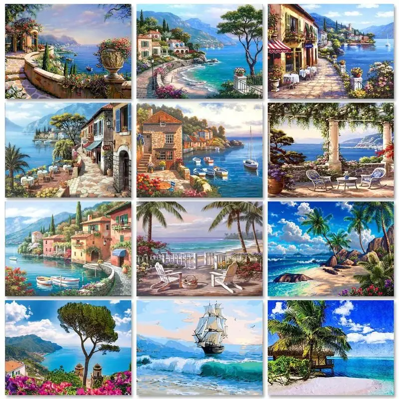 RUOPOTY Frame Picture Diy Painting By Numbers Kit Coconut Tree Personalized Gift Draw Coloring By Numbers For Home Wall Decors
RUOPOTY Frame Picture Diy Painting By Numbers Kit Coconut Tree Personalized Gift Draw Coloring By Numbers For Home Wall Decors