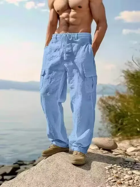 linen-cottonEuropean hot selling new summer beach men's comfortable casual pants, loose and versatile loose pants
linen-cottonEuropean hot selling new summer beach men's comfortable casual pants, loose and versatile loose pants