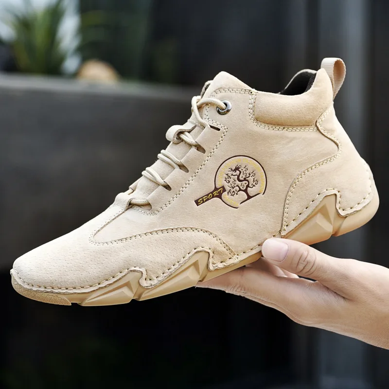 Мужская повседневная обувь из натуральной кожи, высокие кеды, спортивная обувь на плоской подошве для отдыха, уличные слипоны, зимние плюшевые ботинки
Мужская повседневная обувь из натуральной кожи, высокие кеды, спортивная обувь на плоской подошве для отдыха, уличные слипоны, зимние плюшевые ботинки