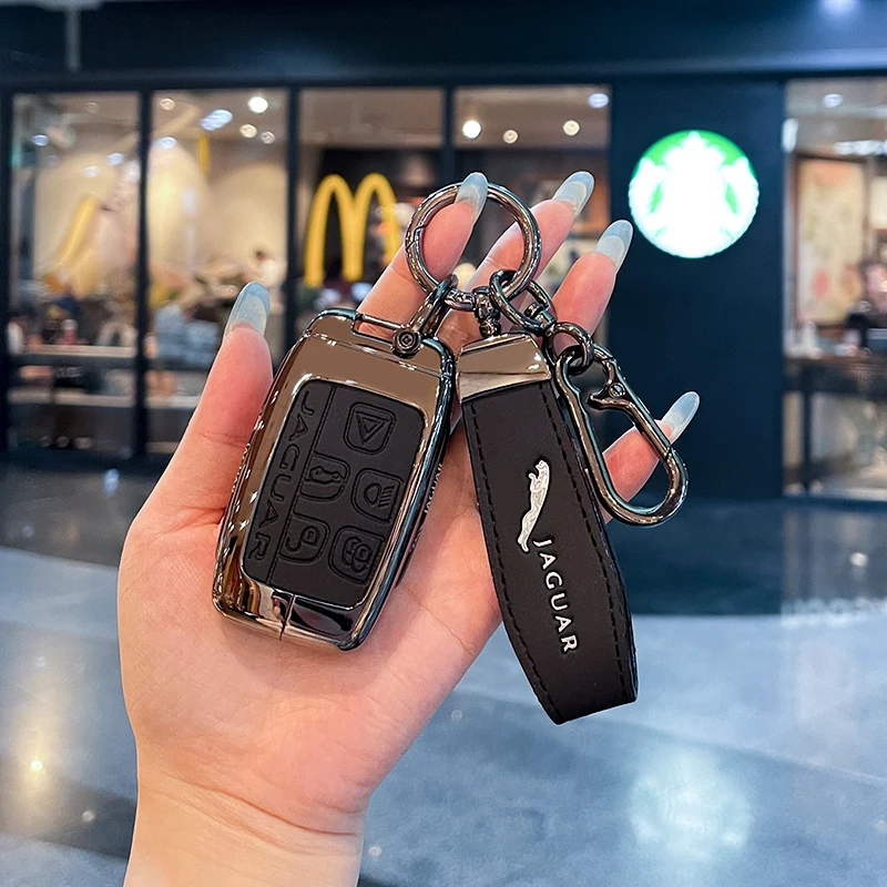 New Zinc Alloy Car Key Case For Jaguar XF F-PACE Land Range Rover Evoque Velar Discovery Sport LR4 Protector Shell Accessories
New Zinc Alloy Car Key Case For Jaguar XF F-PACE Land Range Rover Evoque Velar Discovery Sport LR4 Protector Shell Accessories