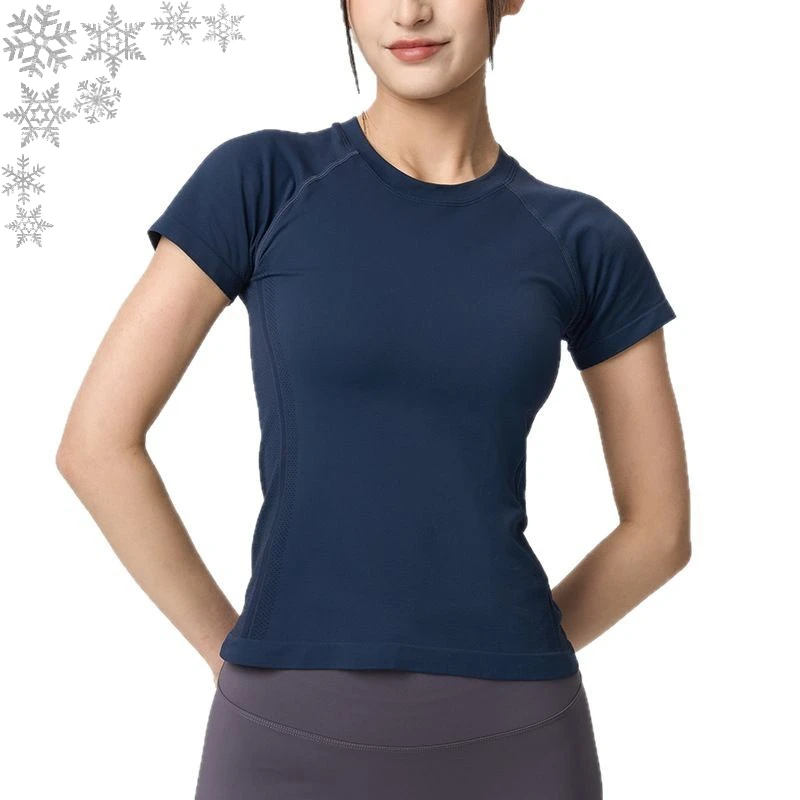 Summer short sleeved quick drying sweat absorbing breathable sports T-shirt, running fitness slimming yoga clothes for women
Summer short sleeved quick drying sweat absorbing breathable sports T-shirt, running fitness slimming yoga clothes for women