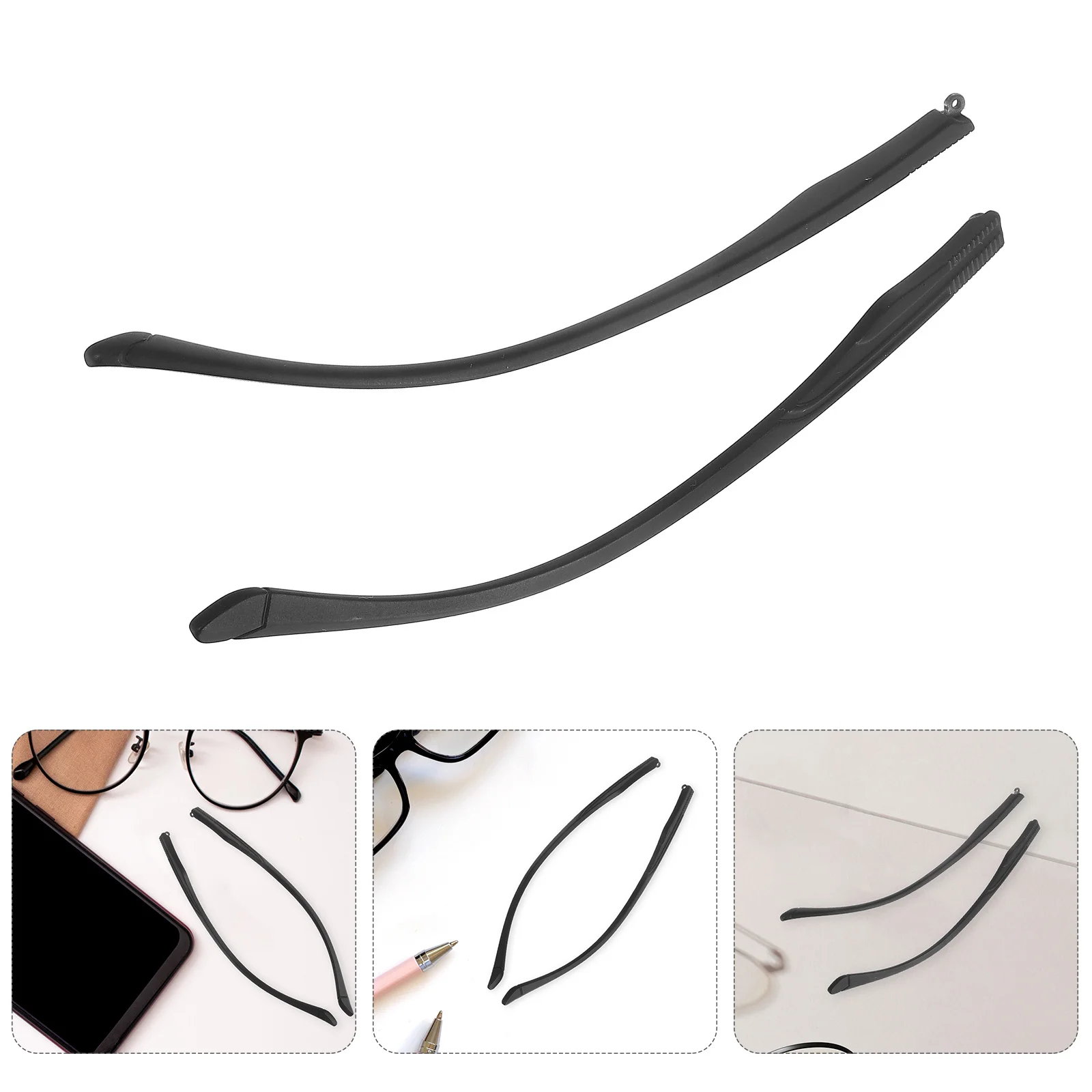 1Pair Universal Eyeglasses Replacement Temples 6.5mm Black Durable Arms Glasses Repair Kit Lightweight Classic Design
1Pair Universal Eyeglasses Replacement Temples 6.5mm Black Durable Arms Glasses Repair Kit Lightweight Classic Design