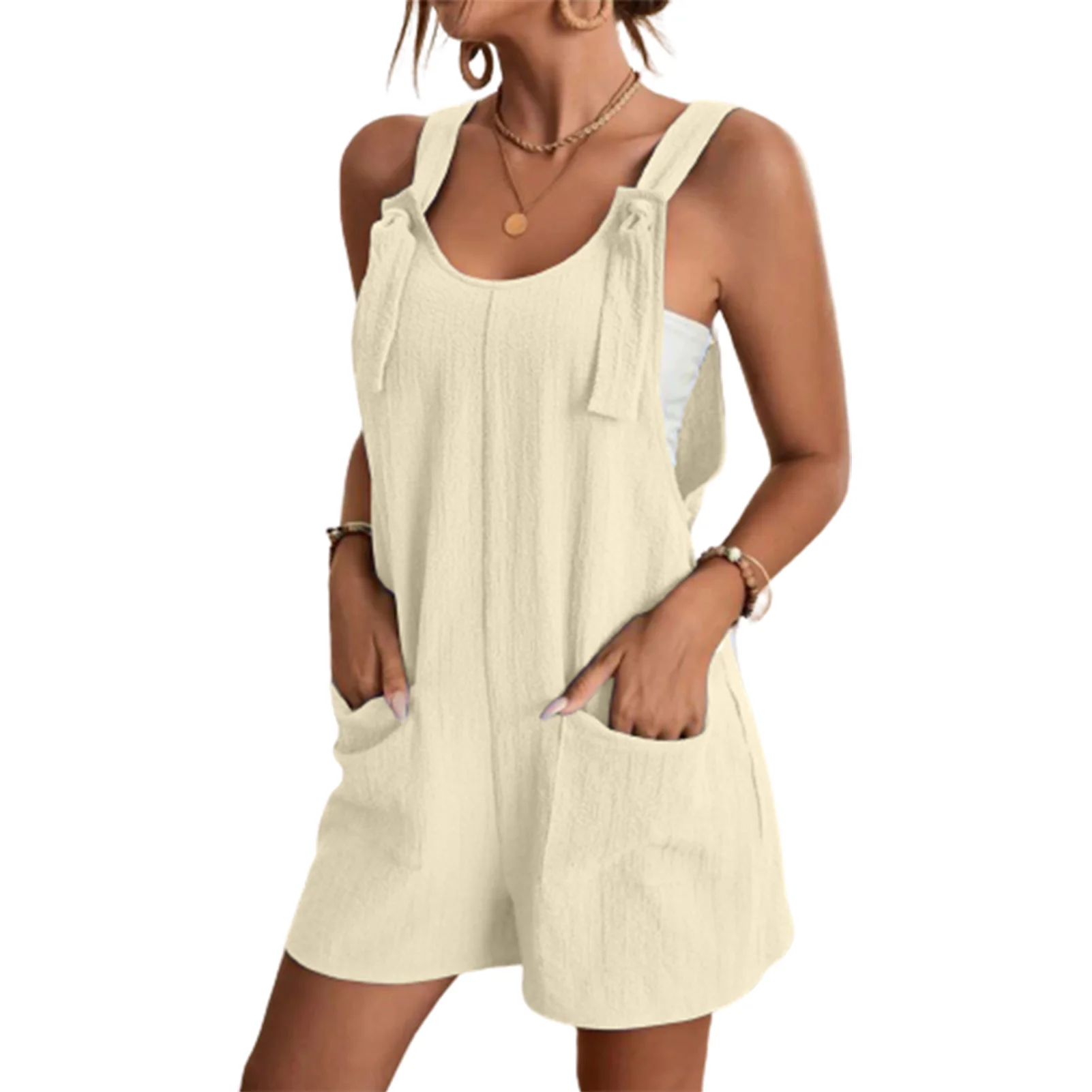 Women's Wide-Leg Shorts Jumpsuit Comfortable Wear Solid Color Cool Shorts for Girls Female Women Daily Wear
Women's Wide-Leg Shorts Jumpsuit Comfortable Wear Solid Color Cool Shorts for Girls Female Women Daily Wear