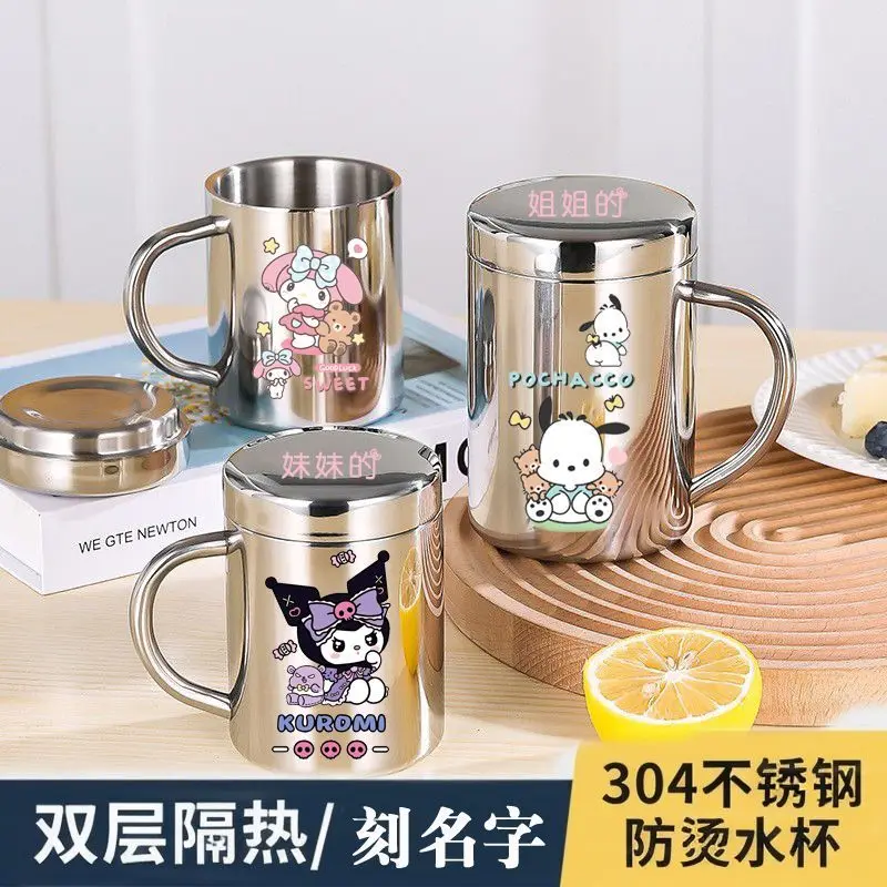 Kuromi Cinnamoroll Kawaii Anime MINISO Cute Stainless Steel Cute My Melody Double-layer Children Insulated Water Cup Gifts Toys
Kuromi Cinnamoroll Kawaii Anime MINISO Cute Stainless Steel Cute My Melody Double-layer Children Insulated Water Cup Gifts Toys