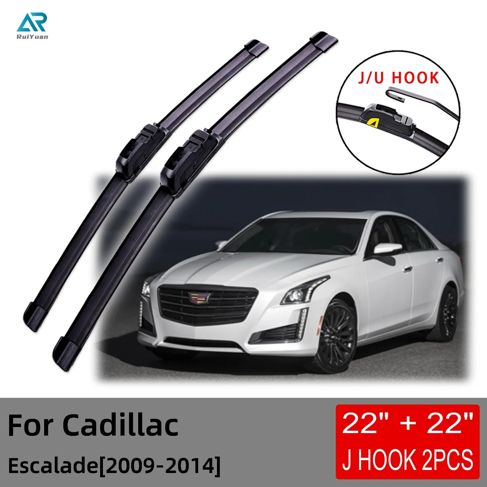 For Cadillac Escalade 2009 2010 2011 2012 2013 2014 Front Wiper Blades Brushes Cutter Accessories U J Hook
For Cadillac Escalade 2009 2010 2011 2012 2013 2014 Front Wiper Blades Brushes Cutter Accessories U J Hook