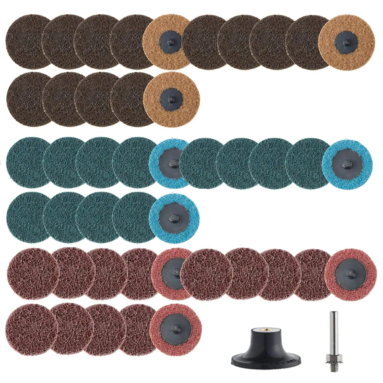 2 Inch R-type Abrasive Disc Sanding Disc Polishing Sandpaper Roll Lock Surface Pad Quick Change Disc For Drill Die Grinder
2 Inch R-type Abrasive Disc Sanding Disc Polishing Sandpaper Roll Lock Surface Pad Quick Change Disc For Drill Die Grinder