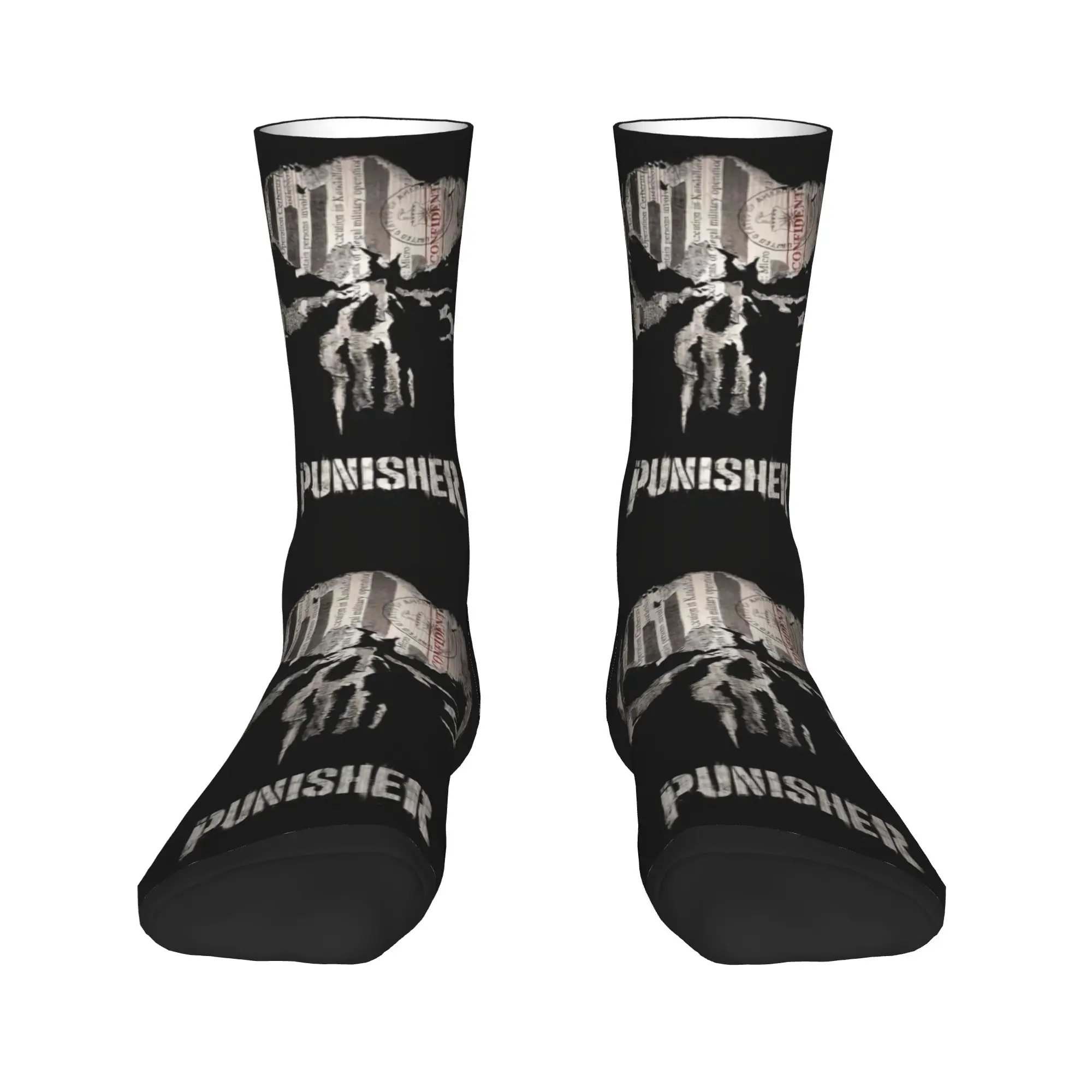 Skeleton Skull Heavy Metal Punishers Dress Socks Men's Women's Warm Funny Novelty Crew Socks
Skeleton Skull Heavy Metal Punishers Dress Socks Men's Women's Warm Funny Novelty Crew Socks