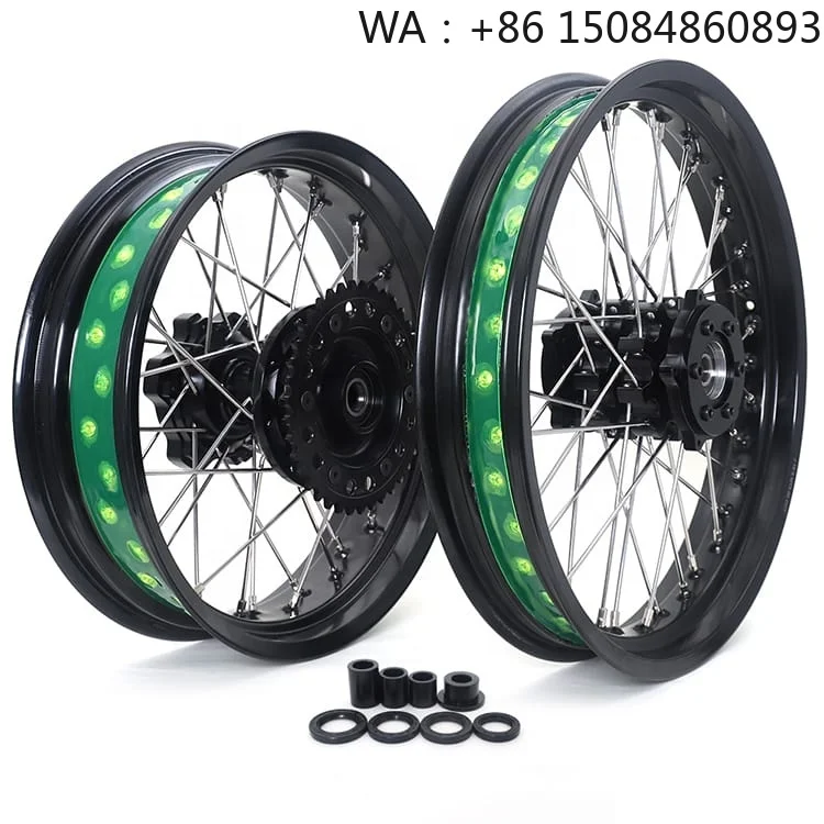 6061-T6 aluminum alloy aerospace material, motorcycle parts, Front Rear Tubeless Spoke Wheels, Universal Off-road Enduro Motorcy
6061-T6 aluminum alloy aerospace material, motorcycle parts, Front Rear Tubeless Spoke Wheels, Universal Off-road Enduro Motorcy