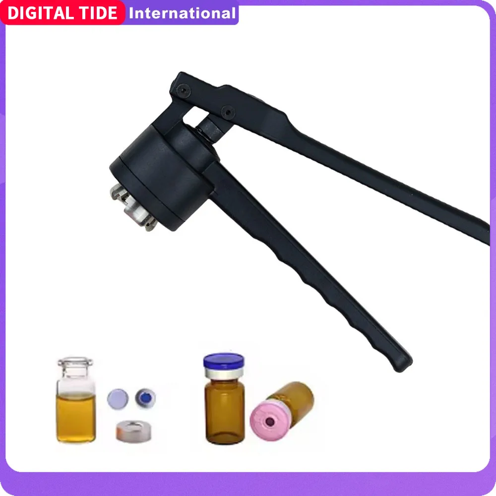 Glass Vial Crimper, 13m 13mm 20mm Bottle Crimping Capping Tools, Stainless Manual Vial Sealing Crimper, for Aluminum Cover
Glass Vial Crimper, 13m 13mm 20mm Bottle Crimping Capping Tools, Stainless Manual Vial Sealing Crimper, for Aluminum Cover