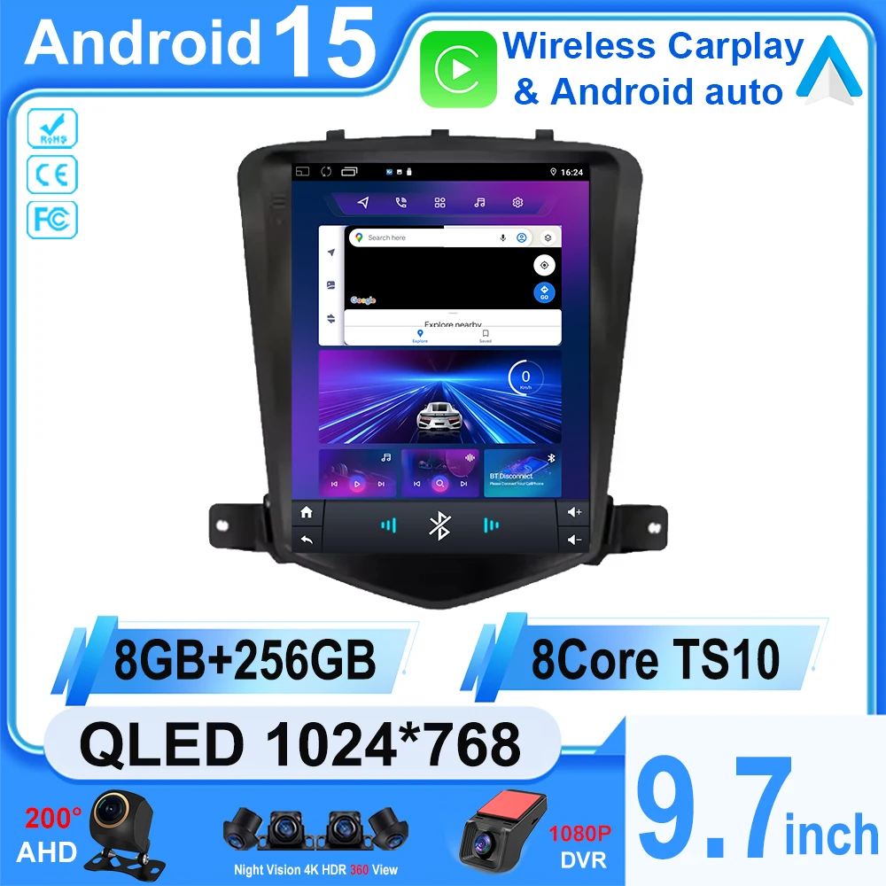 2 Din Android Radio For Chevrolet Cruze 2008-2012 Vertical Touch Screen GPS Navigation Multimedia Player HeadUnit Stereo Carplay
2 Din Android Radio For Chevrolet Cruze 2008-2012 Vertical Touch Screen GPS Navigation Multimedia Player HeadUnit Stereo Carplay