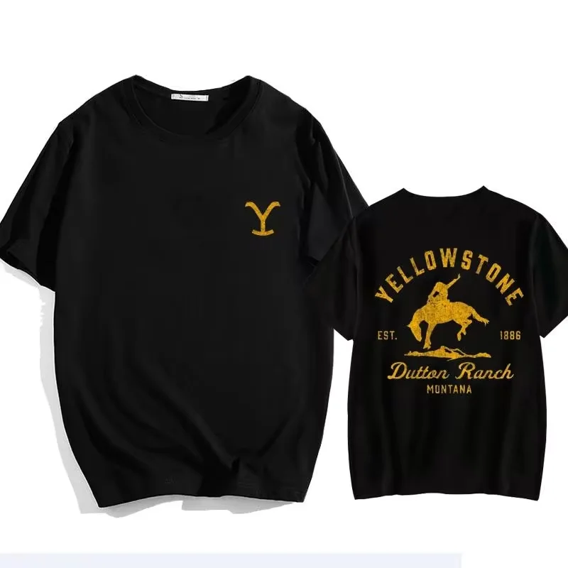 New Women's Men's Yellowstone Dutton Ranch Graphic Printed T-Shirt Personalized Outdoor Street Round Neck Short Sleeve Tops Cool
New Women's Men's Yellowstone Dutton Ranch Graphic Printed T-Shirt Personalized Outdoor Street Round Neck Short Sleeve Tops Cool