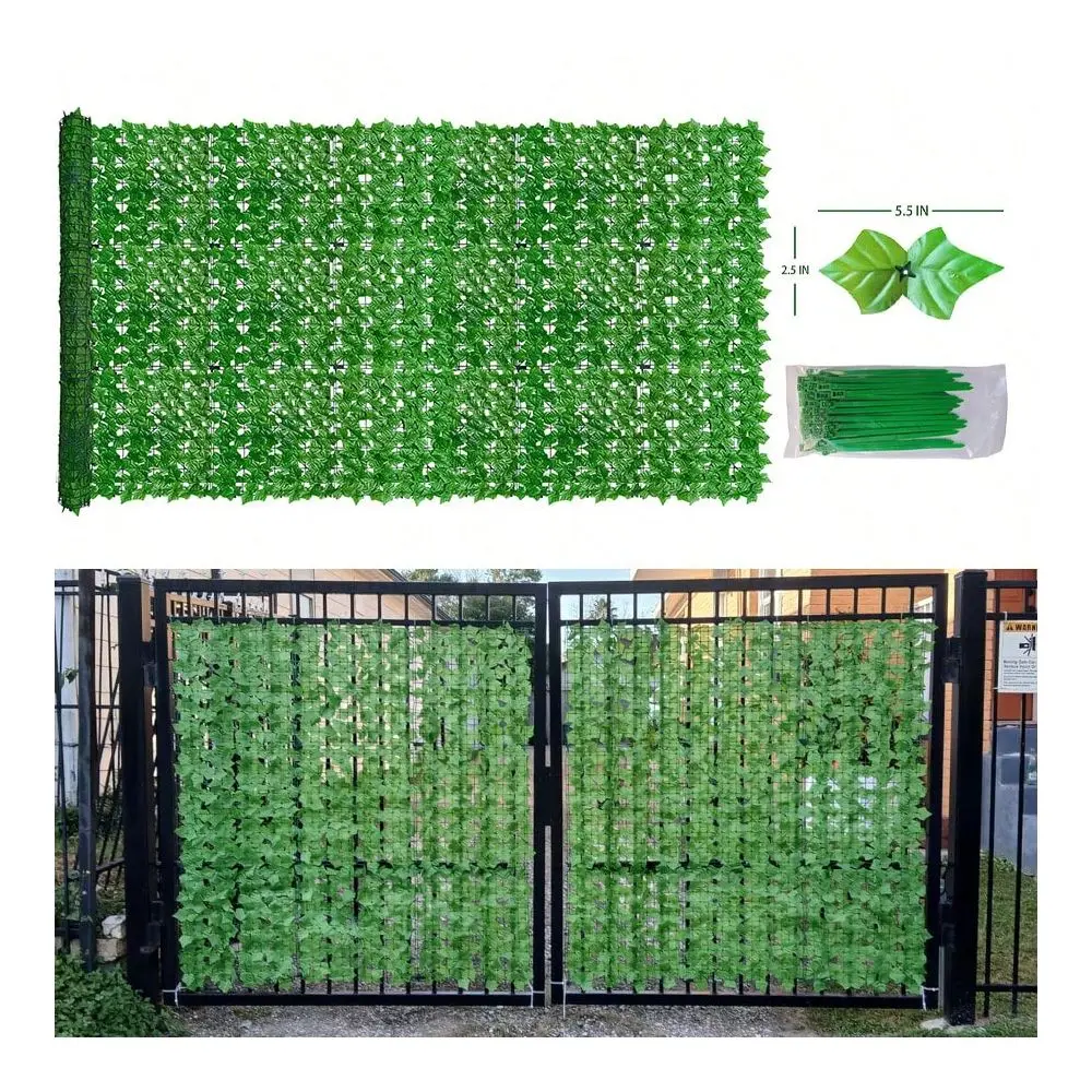 Ivy Privacy Fence Screen, 60x120in Faux Greenery Backdrop Ivy Vine Leaf Hedges Wall Fence Panels Green Wall Decor For Patio, Ba
Ivy Privacy Fence Screen, 60x120in Faux Greenery Backdrop Ivy Vine Leaf Hedges Wall Fence Panels Green Wall Decor For Patio, Ba