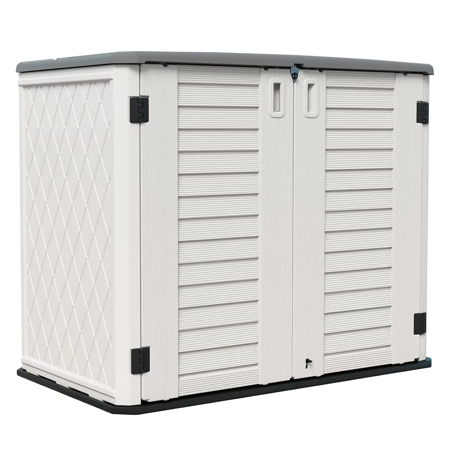 Weather Resistant Multi-Purpose Outdoor Storage Shed for Backyard Patio Lawnmower Accessories 26 cu ft, Customized
Weather Resistant Multi-Purpose Outdoor Storage Shed for Backyard Patio Lawnmower Accessories 26 cu ft, Customized