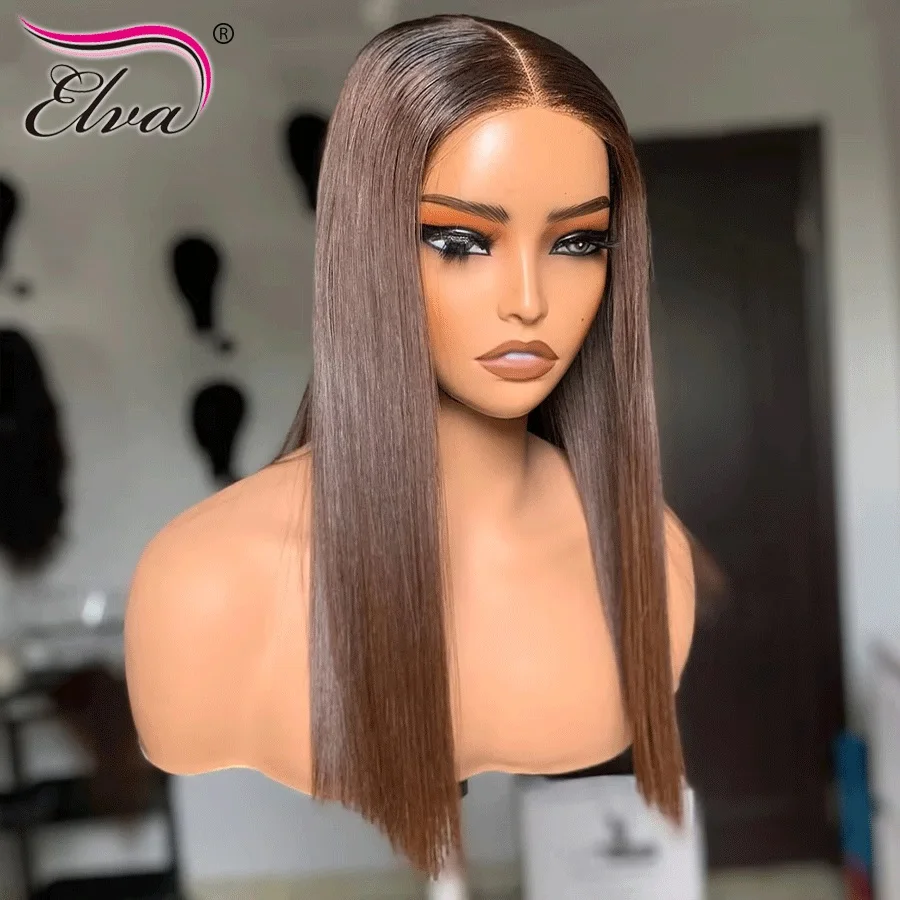 Super Double Drawn Ombre Dark Blonde Glueless Wig Human Hair Ready To Wear 13x6 Bone Straight Transparent Lace Frontal Wigs Elva
Super Double Drawn Ombre Dark Blonde Glueless Wig Human Hair Ready To Wear 13x6 Bone Straight Transparent Lace Frontal Wigs Elva