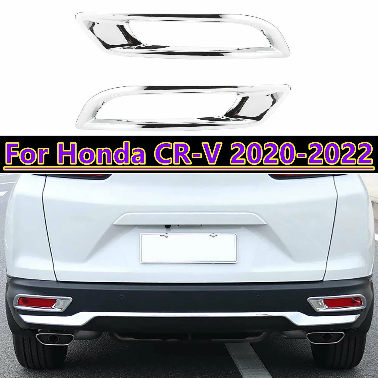 For Honda CR-V 2020-2022 Chrome Tail Rear Bumper Fog Light Lamp Frame Cover Trim
For Honda CR-V 2020-2022 Chrome Tail Rear Bumper Fog Light Lamp Frame Cover Trim
