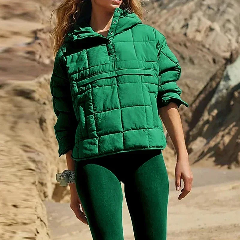 2024 Wintermantel Damen Lässige Kapuze Baumwolljacke Einfarbige Jacke Modische Warme Langärmelige Bequeme Europäische Und Jacke
2024 Wintermantel Damen Lässige Kapuze Baumwolljacke Einfarbige Jacke Modische Warme Langärmelige Bequeme Europäische Und Jacke