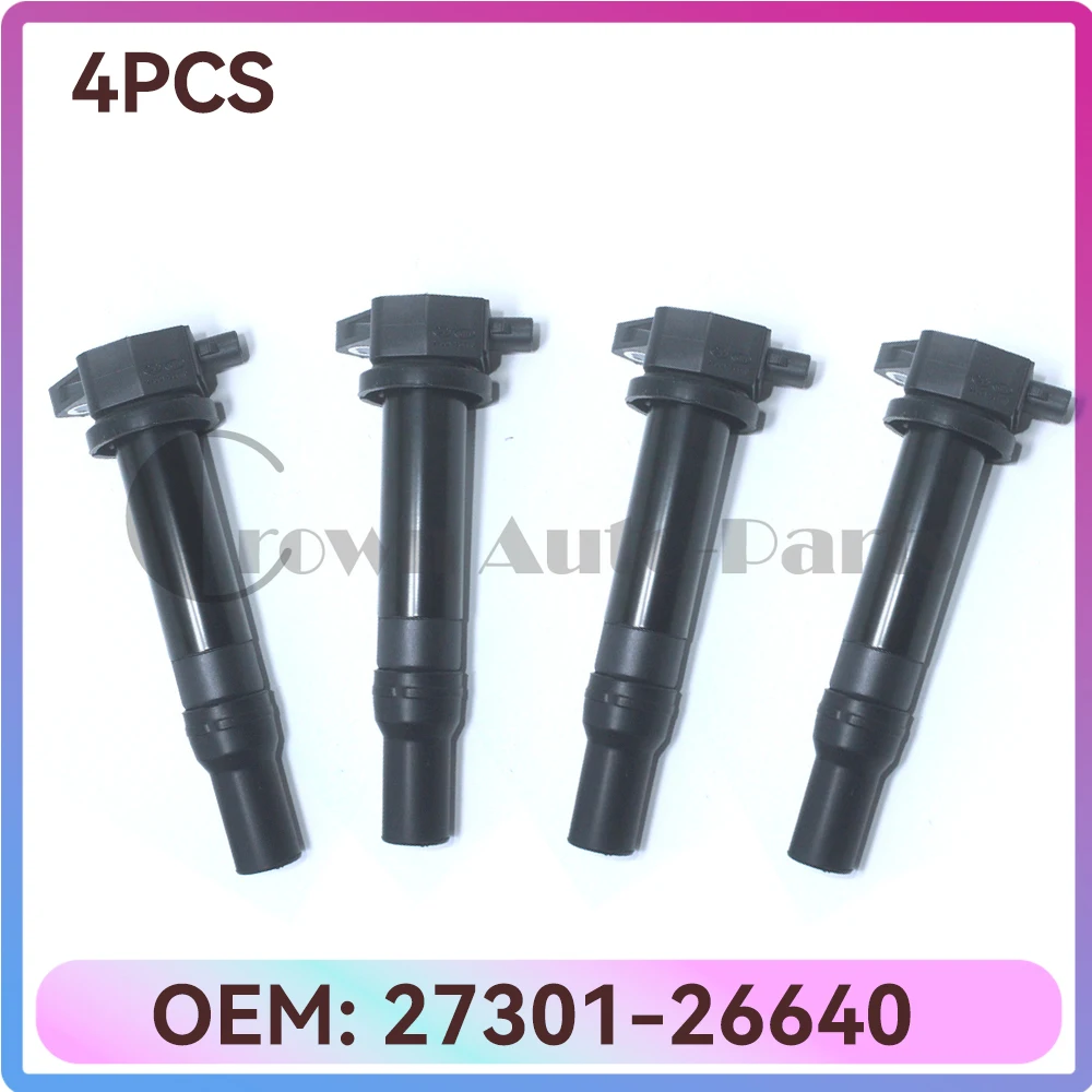 4Pcs Ignition Coil 27301-26640 for 2006-2013 Hyundai Accent Elantra Kia Rio Rio5 Dodge Attitude L4 1.6 2730126640
4Pcs Ignition Coil 27301-26640 for 2006-2013 Hyundai Accent Elantra Kia Rio Rio5 Dodge Attitude L4 1.6 2730126640