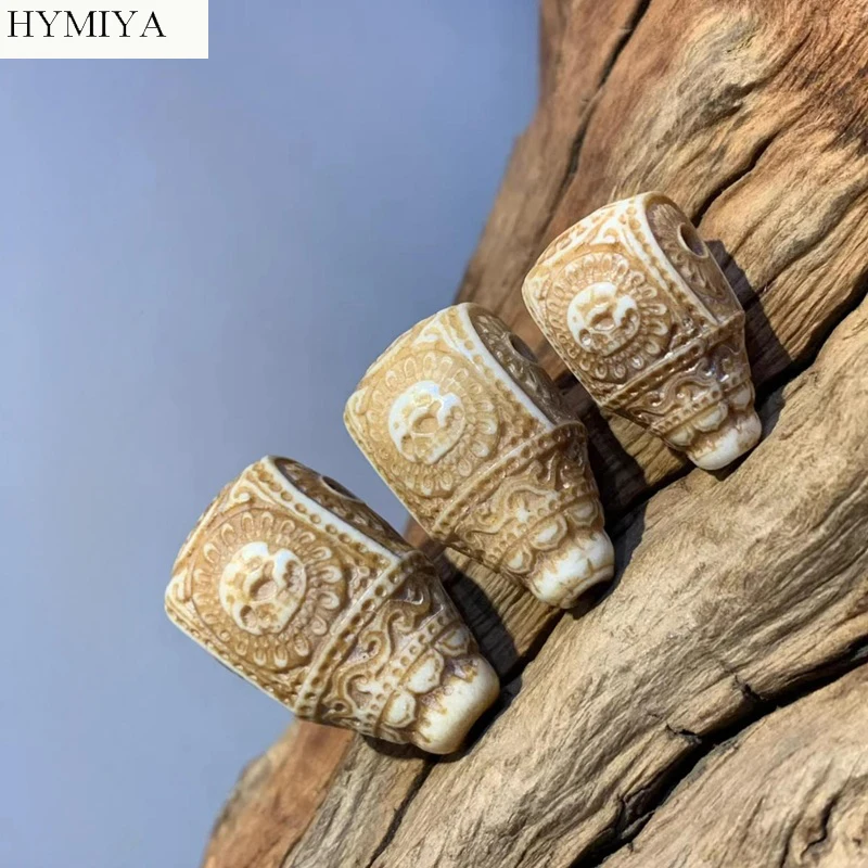 Handcrafted Tibetan Skull Guru Beads Buckhorn Buddhist Prayer Three-way Bead Skeleton Bead
Handcrafted Tibetan Skull Guru Beads Buckhorn Buddhist Prayer Three-way Bead Skeleton Bead