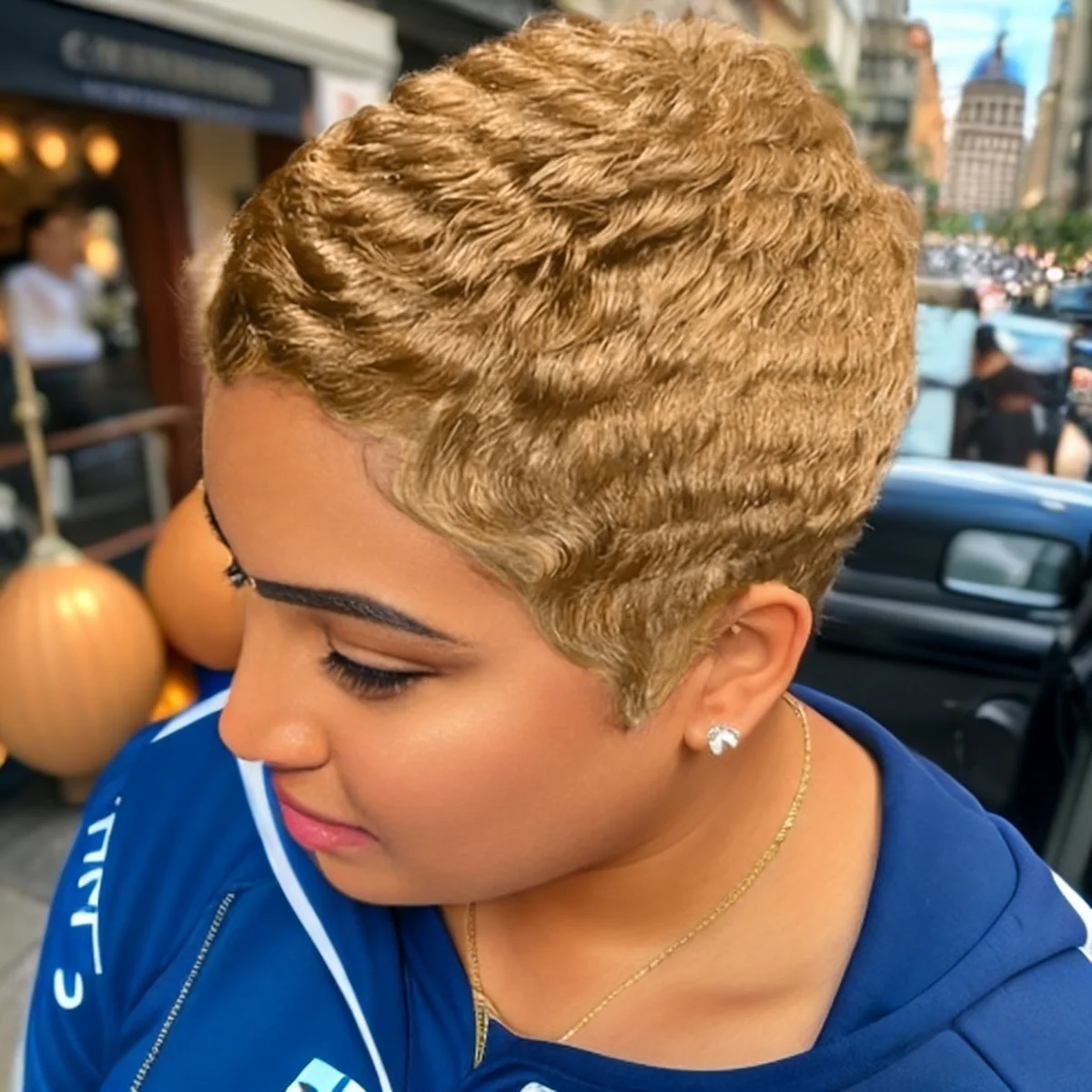 Короткие волнистые парики машинного производства, многослойные короткие парики из натуральных волос для чернокожих женщин
Короткие волнистые парики машинного производства, многослойные короткие парики из натуральных волос для чернокожих женщин