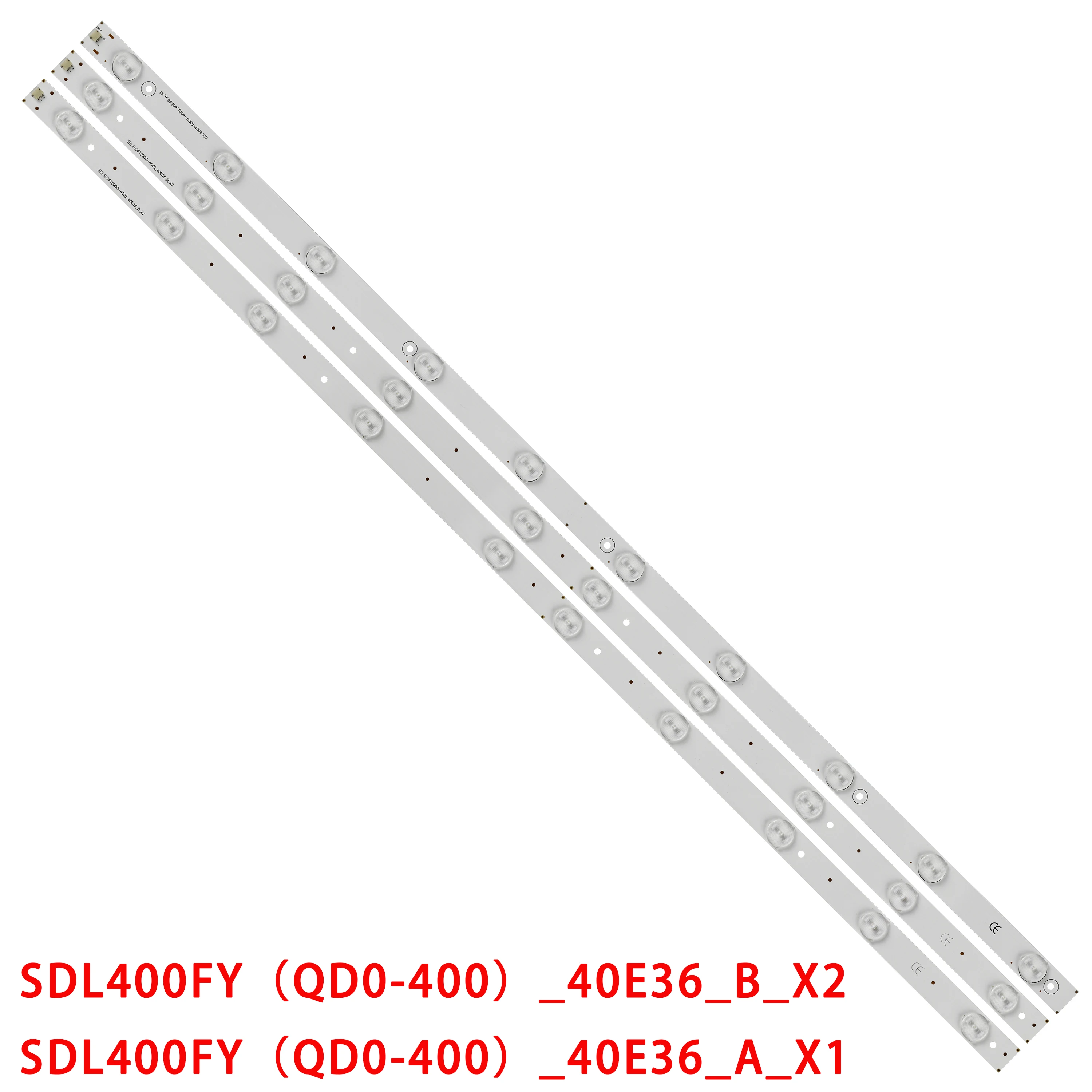 3pcs/set 765mm LED Backlight strip For Dl4077i Dl4077 SDL400FY(QD0-400)_40E36_A_X1 SDL400FY(QD0-400)_40E36_B_X2
3pcs/set 765mm LED Backlight strip For Dl4077i Dl4077 SDL400FY(QD0-400)_40E36_A_X1 SDL400FY(QD0-400)_40E36_B_X2